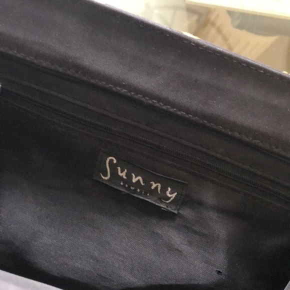 Sunny Hawaii embroidery palm tree/bamboo handl bag - Picture 7 of 11